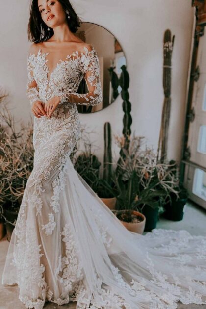 Trouwjurk D3284 Essense of Australia l