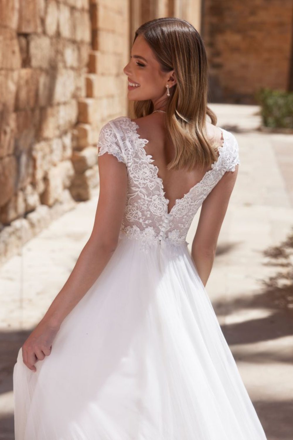 Trouwjurk URIEL Bianco Evento - Afbeelding 3